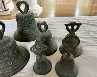 Mission church bells, all sizes… very cool! Antique Spanish Colonial