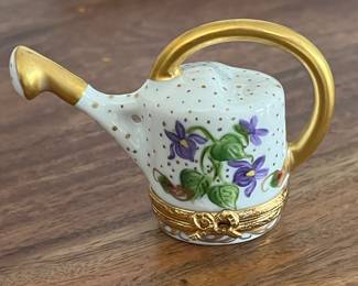 Limoges trinket watering can