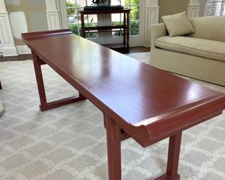 Chinese Altar Table Console by McGuire San Francisco 