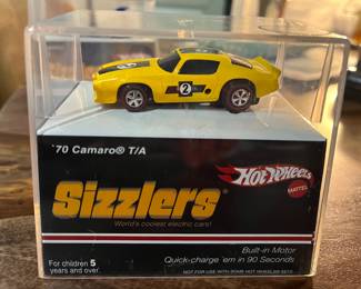 Sizzlers yellow Camaro