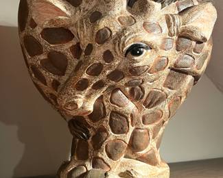 Paper mache giraffe bowl (?)… very unique!