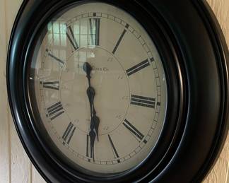 Black wall clock