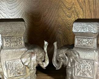 Andrea Sade’s Asian elephant bookends