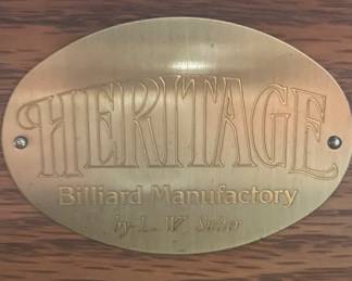Heritage Billiards Manufactory