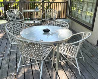 Matching table and chairs