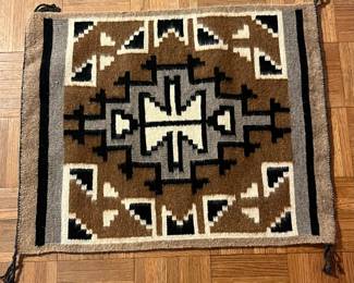 “Sit Upon” Navajo rug