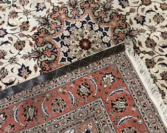 Back side of Sarouk rug