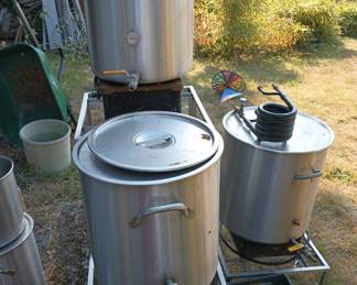 Assortment Brew Kettles/Stock Pots