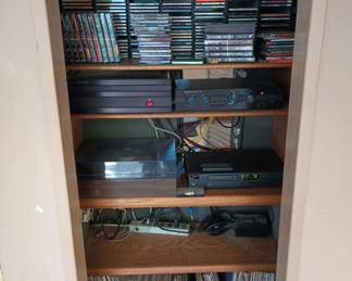 Assortment of CD's and Vinyl Records, Arcam Alpha 8 CD Player, Acoustic Research Turntable, B&K Components Amplifier - EX4420, B&K Components Pre Amplifier - PRO10