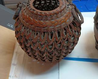 Two 1850's Japanese Edo Baskets