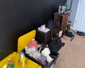 Lava Lamp and Plush Toys