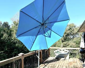 PATIO UMBRELLA WITH STAND