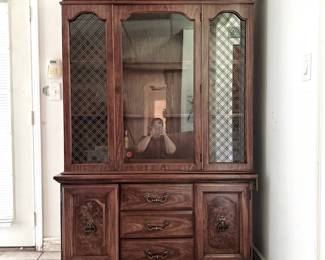 VINTAGE FARMHOUSE CHINA CABINET