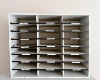 PAPER SORTER STORAGE CONTAINER
