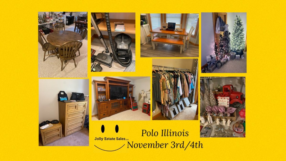 Polo Estate Sale with Jolly Estate Sales starts on 11/3/2023