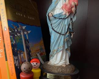 Just in time, the combined powers of Angry Man, Happy Man, Mary and Jesus stopped the onslaught of Ann B. Ross paperbacks for now.