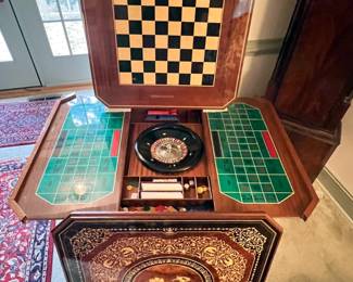 Inlaid Game Table