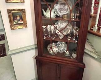 Corner China Cabinet