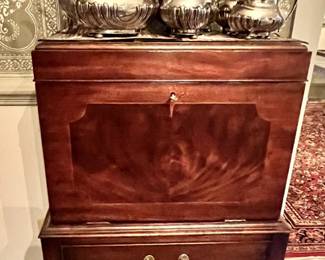 Silver Tea Set, Chest