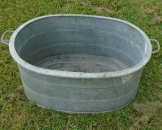 GALVANIZED TUB