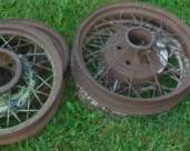 OLD CAR WHEELS