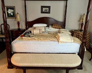 Henkel Harris bed and bench