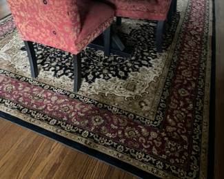 Machine made area rug