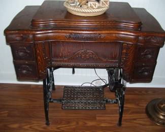 Antique Treadle Sewing Machine
