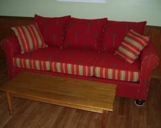 Nice Sofa with Palm Tree Motiff