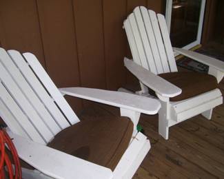 2 Adirondack Chairs