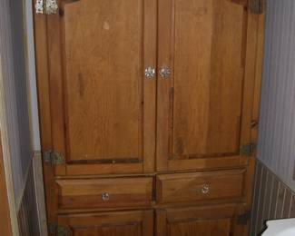 Pine Wood Armoire
