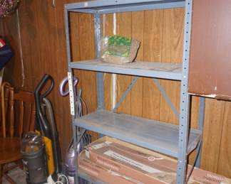 shelving, vacuums