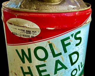 Wolfs Head 5 Gallon Oil Can