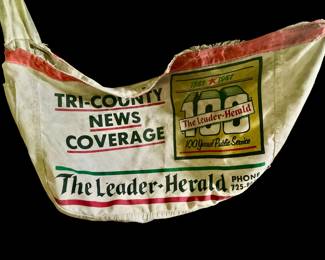 Vintage Newspaper Delivery Bag
