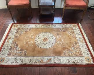 High quality wool Oriental rug that will warm any room