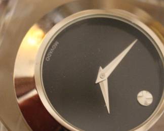 Movado desk clock/paper weight