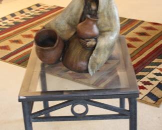 This is a sculpture called "Chipped" by a famous Cave Creek artist J R Eason - limited edition 3 out of 15 in amazing condition!