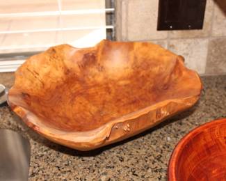 Hand carved bowl