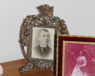 Bronze art deco frame - heavy!