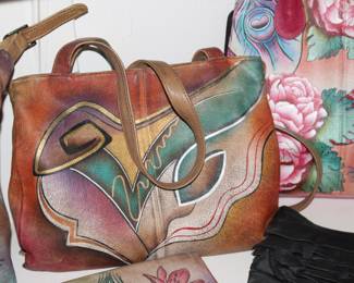 Anuschka handbag - handpainted on leather