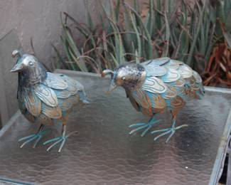 Patio quails!