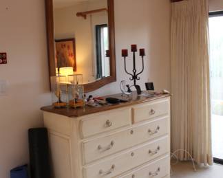 Ethan Allen dresser and mirror