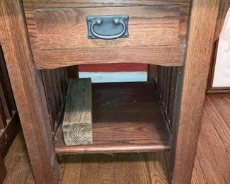 lamp table (one of a pair)