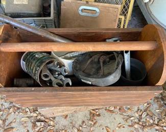 tool box and tools