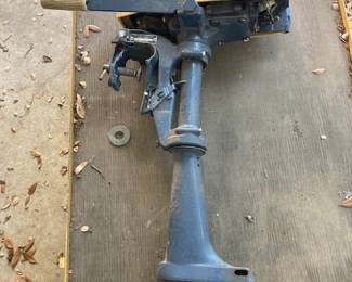 small Evinrude motor