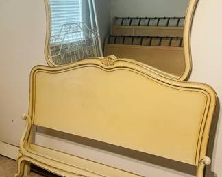 French Bed & mirror