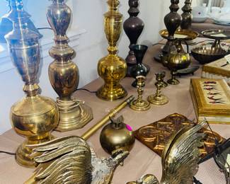 Lots of lovely brass