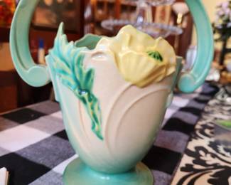 Large Roseville Basket