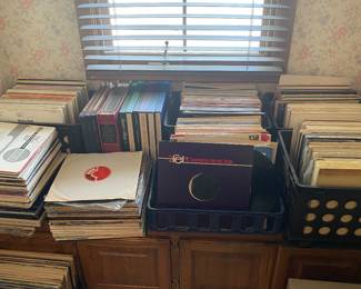 vinyl records  mostly classical a few collector records