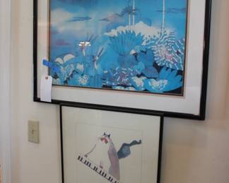 2 NICELY FRAMED PRINTS